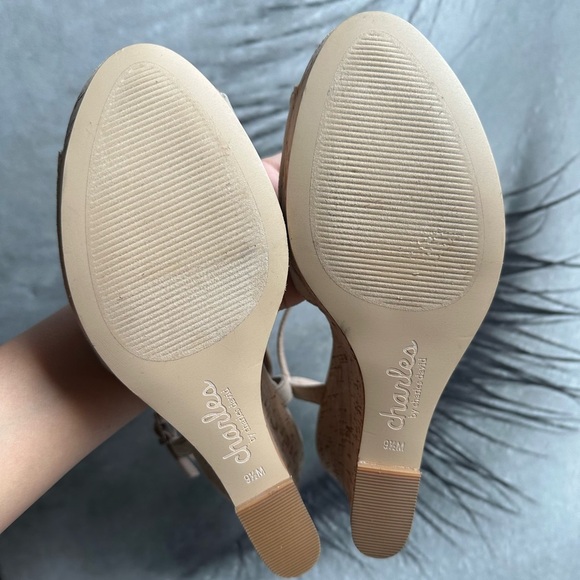 🌸CHARLES🌸 Lambert Wedge Sandals Size: 9.5M - Picture 14 of 14